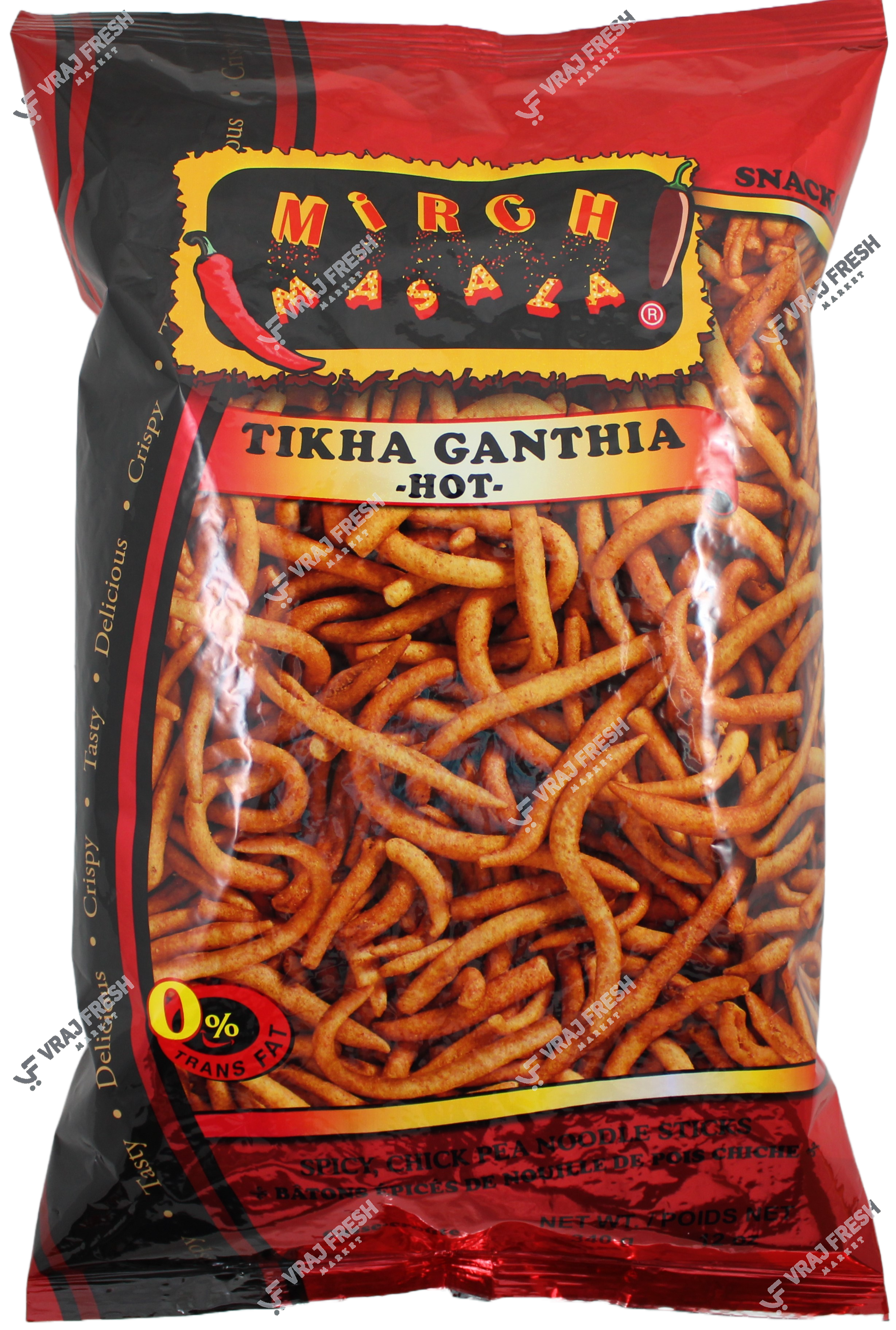Mirch Masala Tikha Ganthia (340g  12Oz)