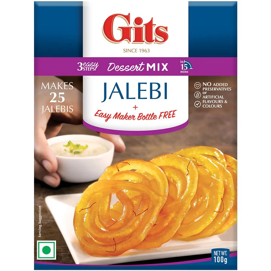 Gits Jalebi (100g  3.5Oz)