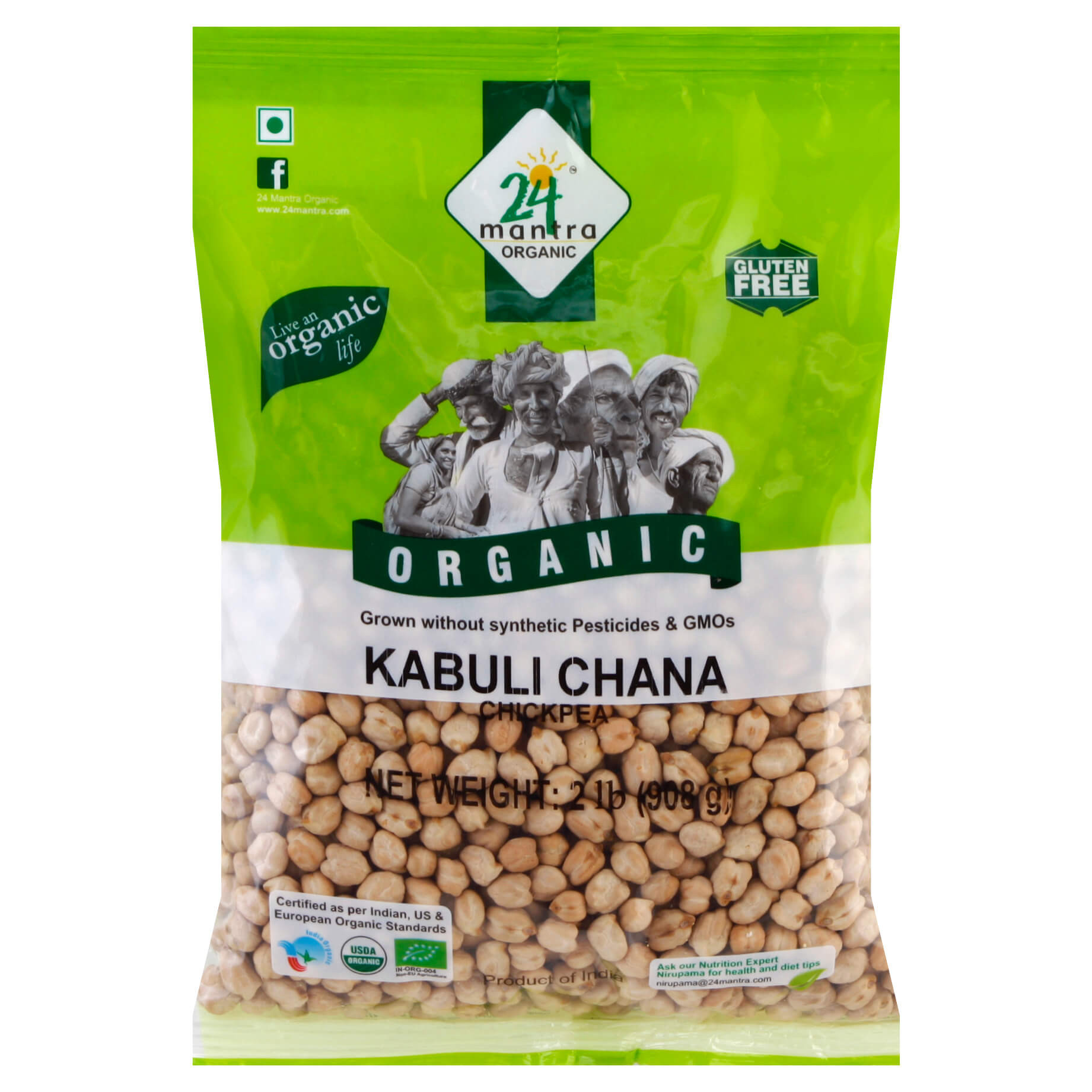 24 Mantra Organic Kabuli Chana