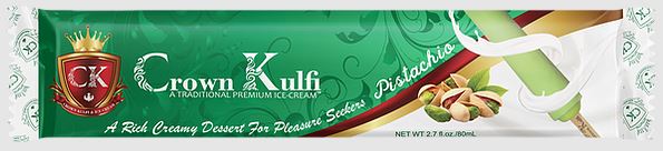 Crown Kulfi Pistachio Kulfi (80ml  2.7Oz)