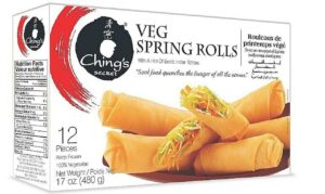 Chings Veg Spring Rolls  12 Pieces (480g  17Oz)