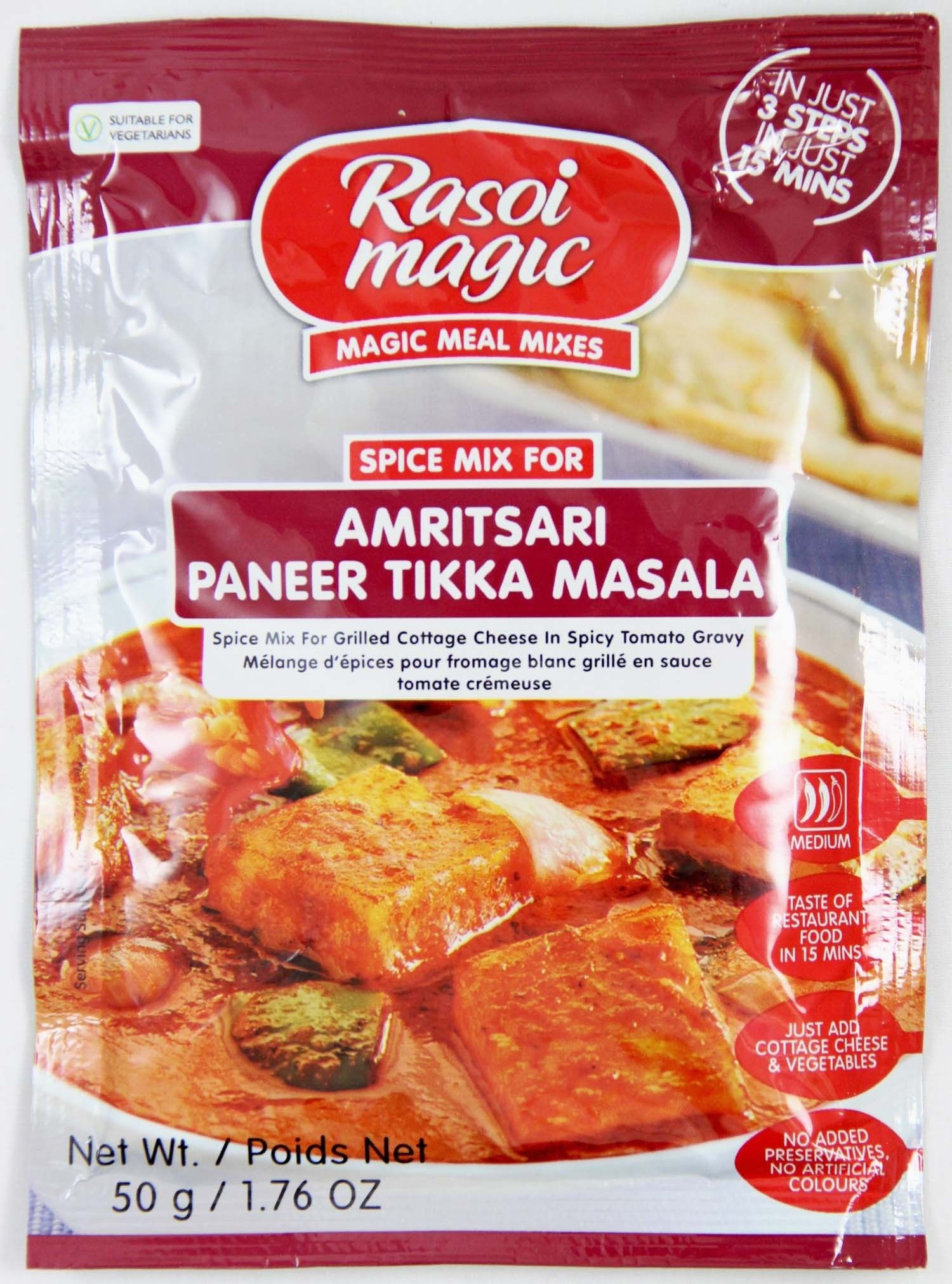 Rasoi Magic Amritsari Paneer Tikka Masala (50g  1.76Oz)