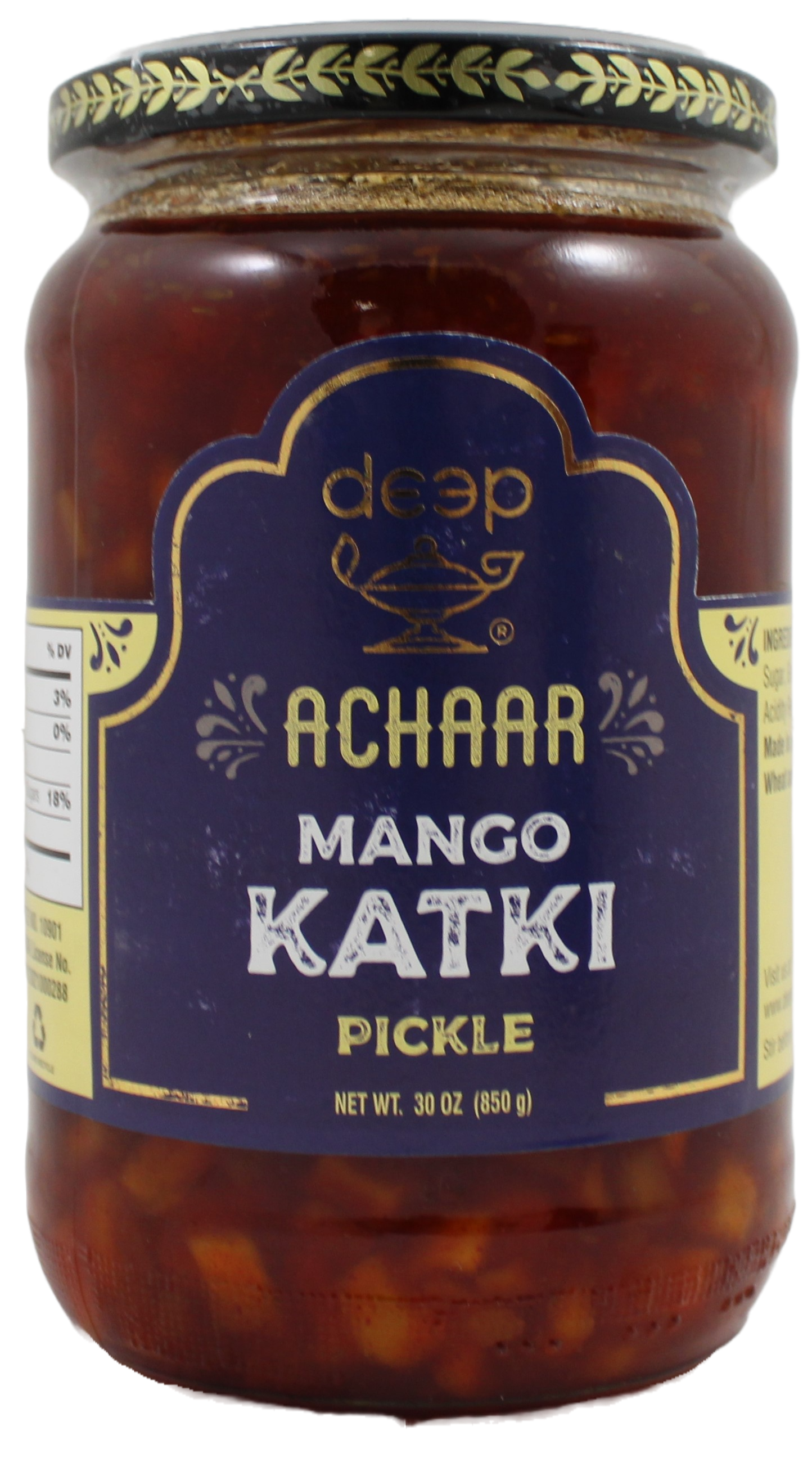 Deep Mango Katki Pickle (850G  30Oz)