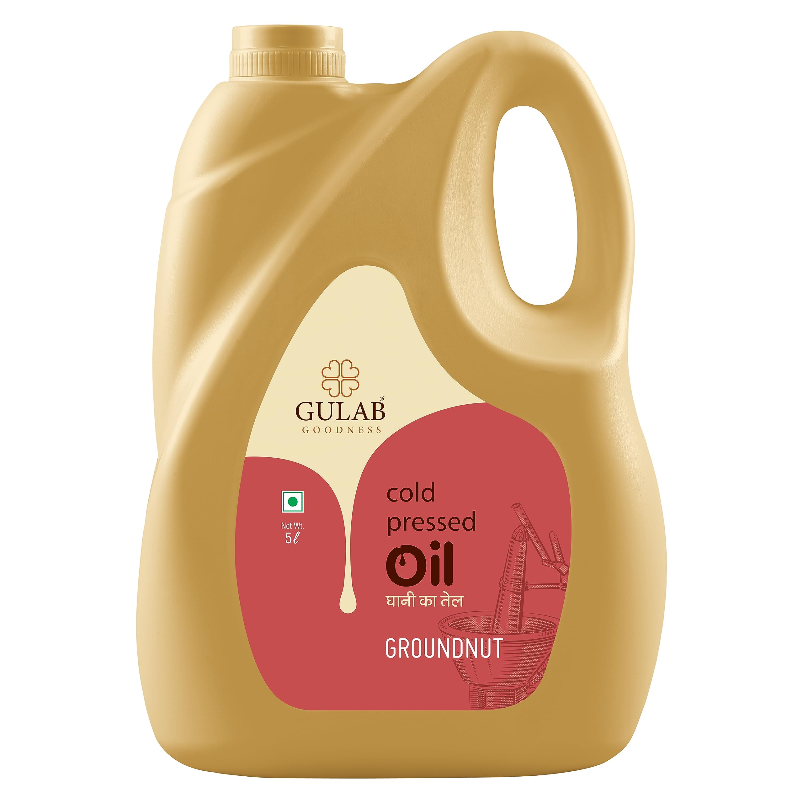 Gulab Groundnut Oil (5L  169oz)