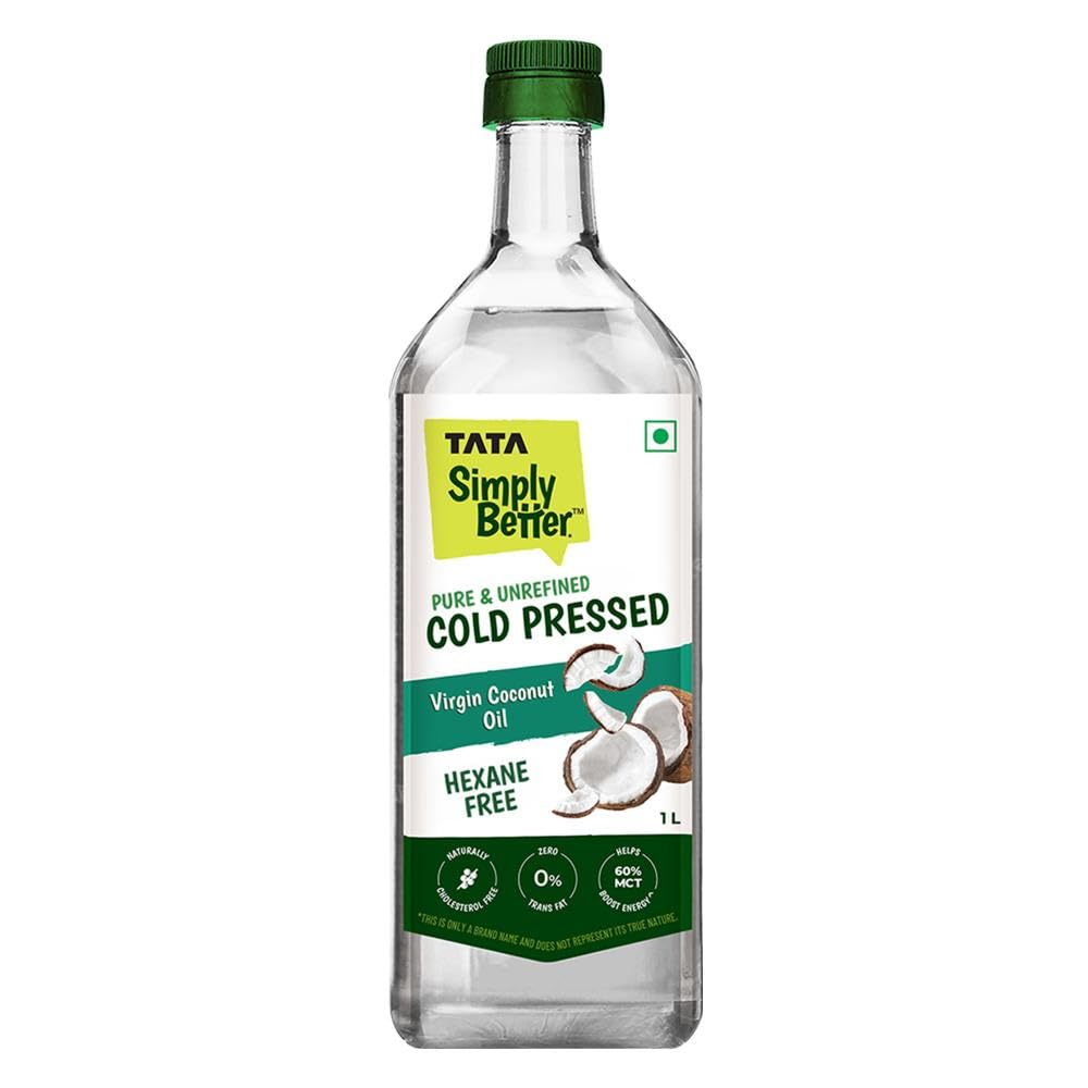 Tata Cold Pressed Virgin Coconut Oil (1LTR 33.8fl.oz)