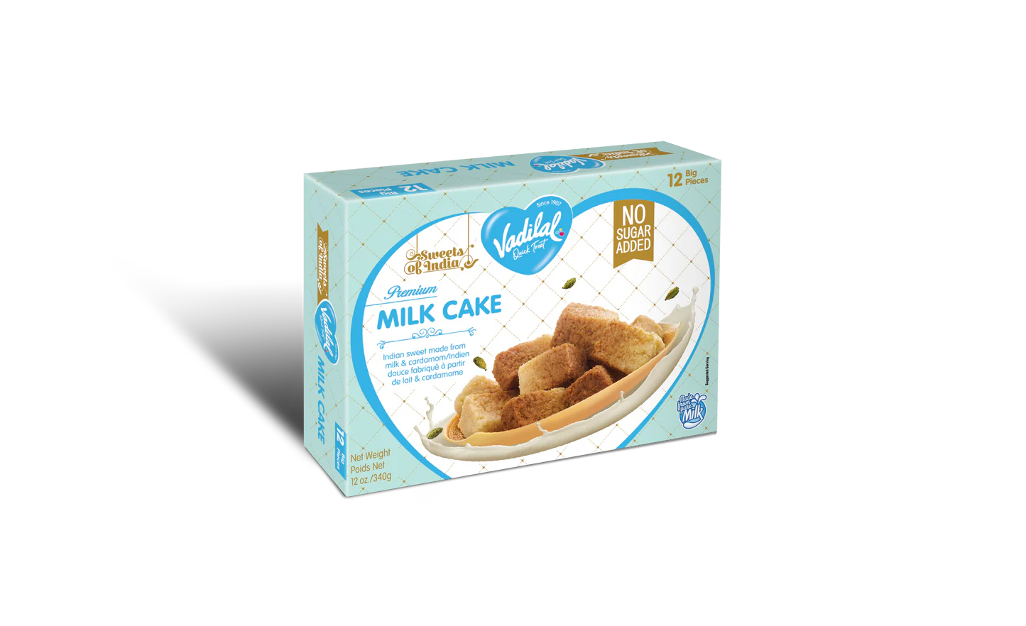 Vadilal Sugar Free Milk Cake (340g)