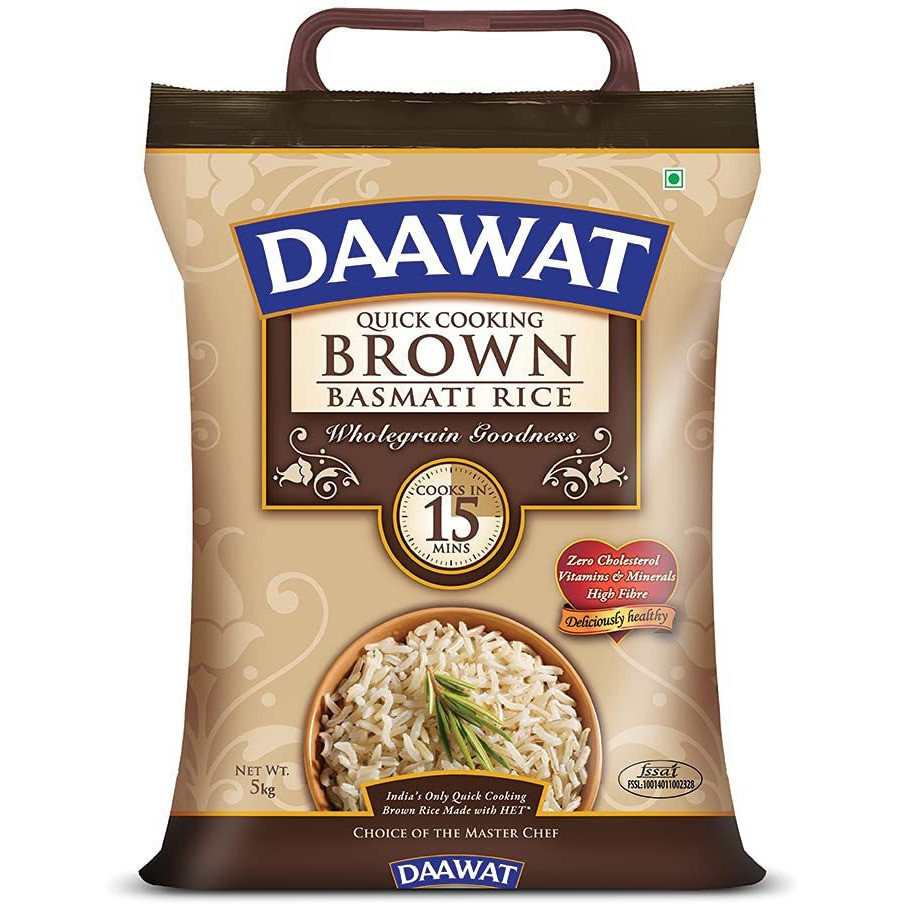 Daawat Quick Cook Brown Basmati Rice (4.54kg, 10lb)