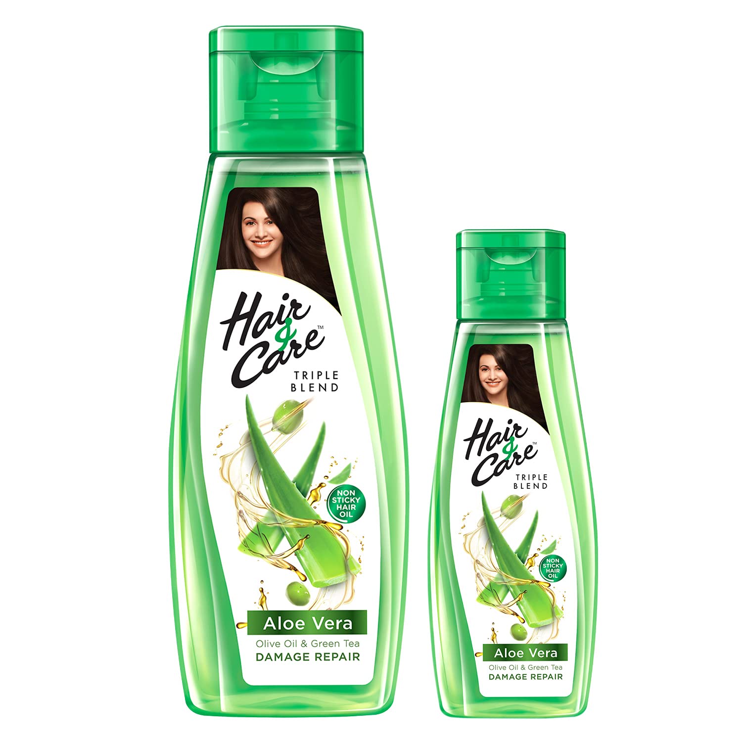 Hair & Care Triple Blend Aloe Vera Hair Oil (300ml  10.15oz)