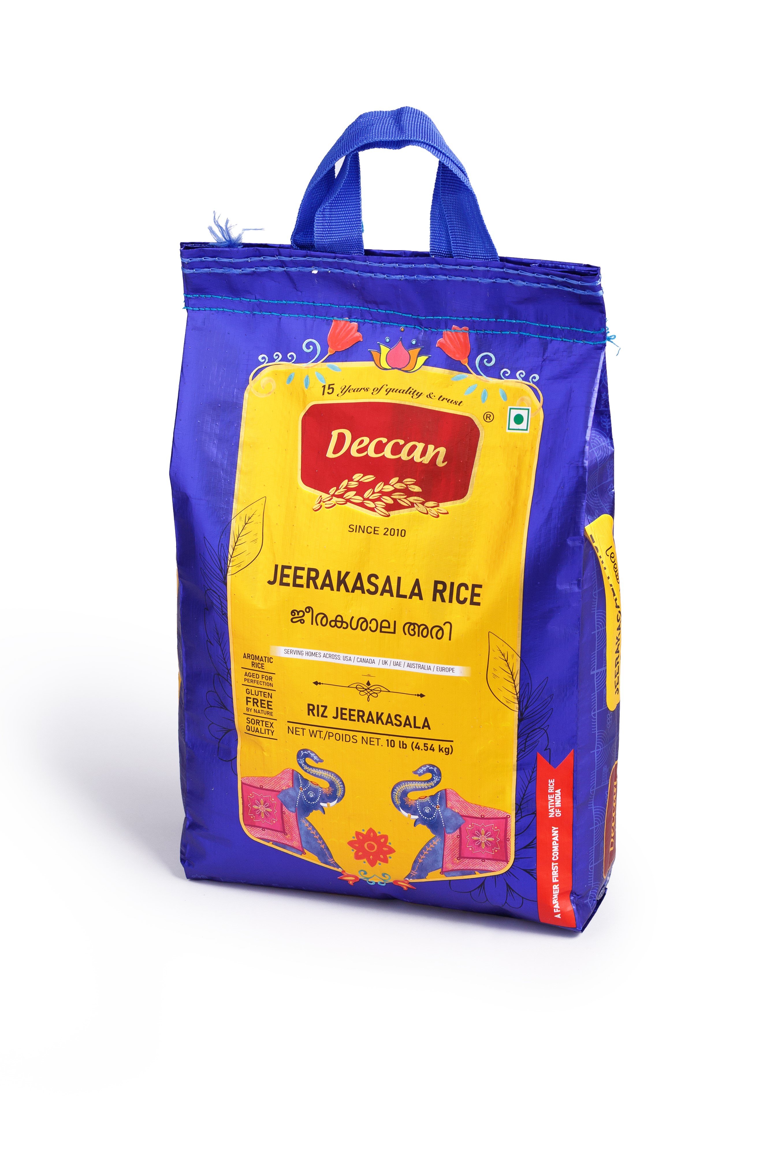 Deccan JeeraKasala Rice (4.5kg 10lb)