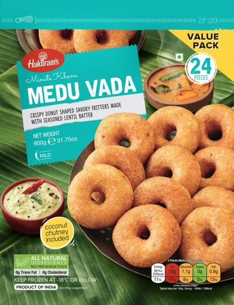 Haldiram's Medu Vada  24 pcs (900g  31.75Oz)