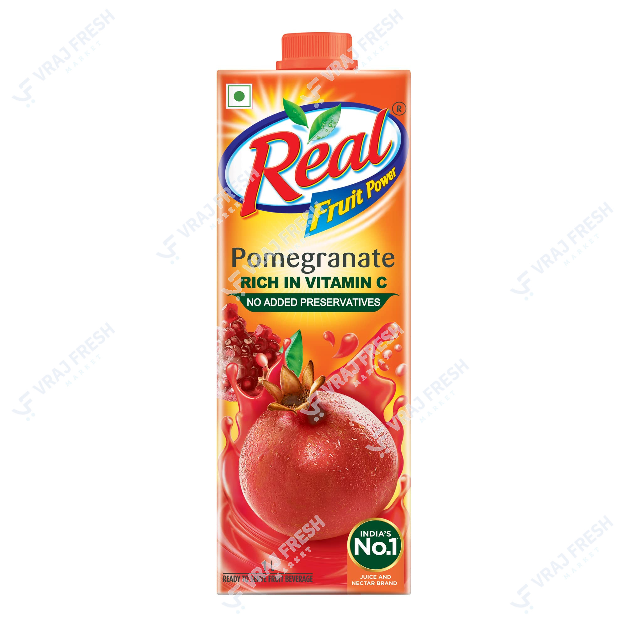 Dabur Real Pomegranate Juice (1 Liter 33.8oz)
