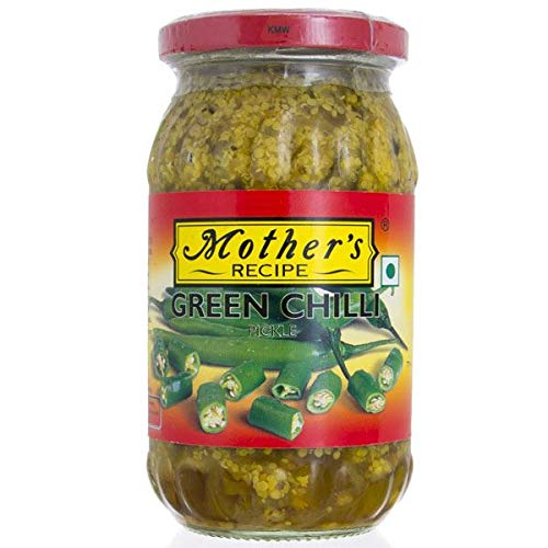 Mothers Green Chilli Pickle  1.1Lb (500G  17.6Oz)