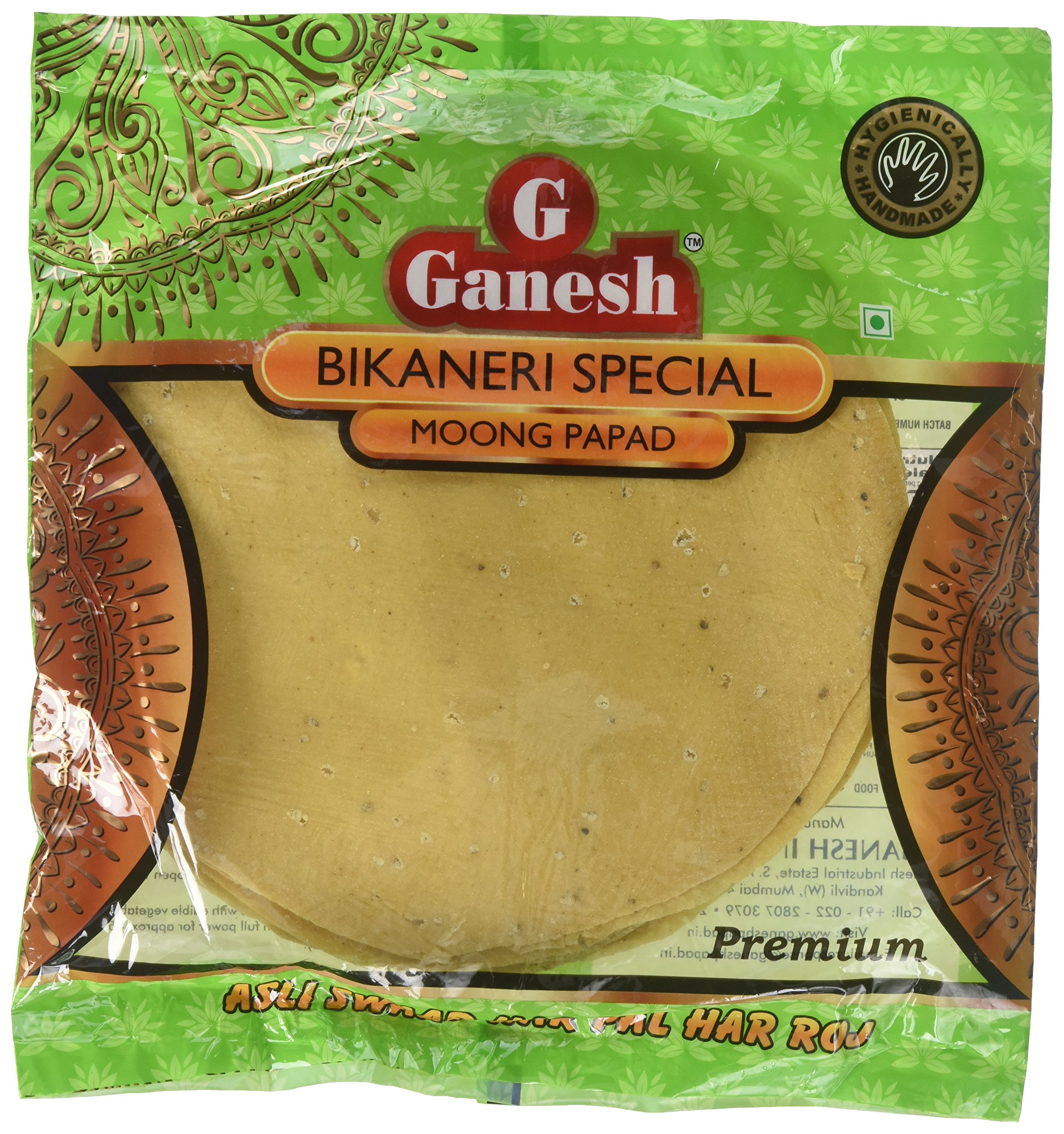 Ganesh Bikaneri Special Moong Papad (200g, 7oz)