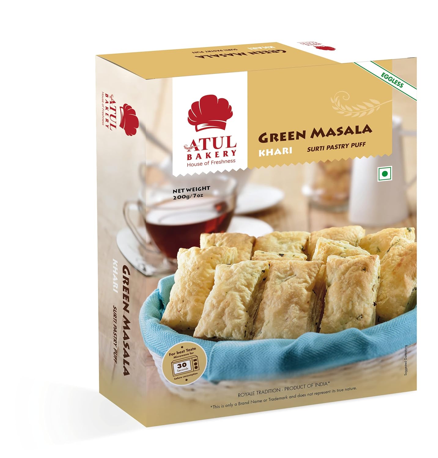 Atul Green Masala Khari (400g  14.1oz)