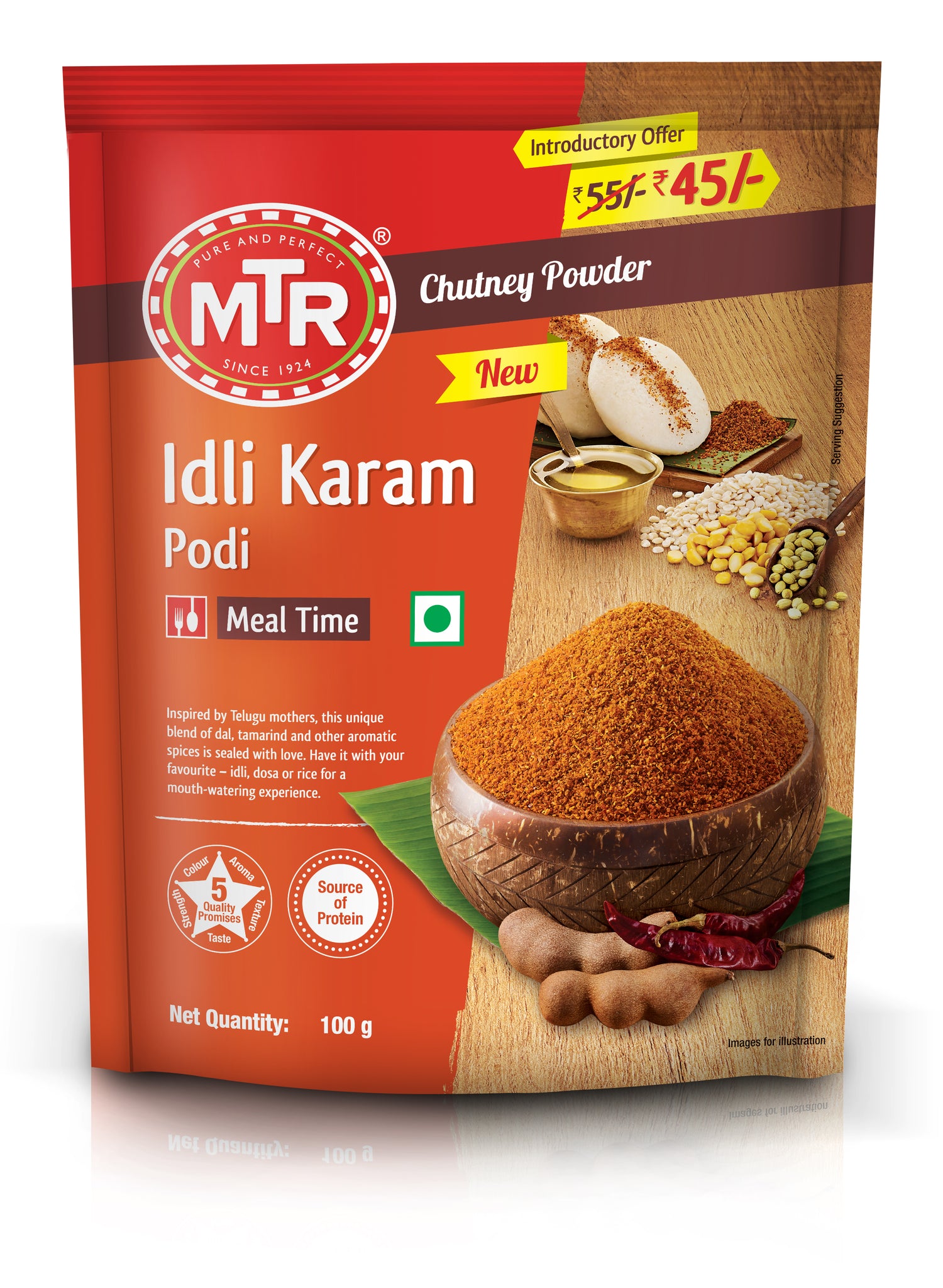 MTR Idli Karam Podi (100g 3.5oz)