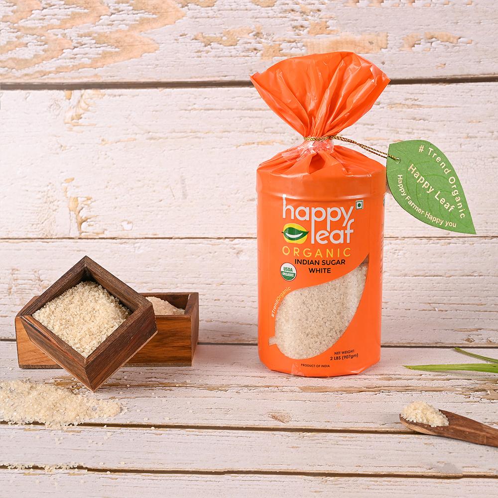 Happy Leaf Organic Indian White Sugar (907g 2lb)