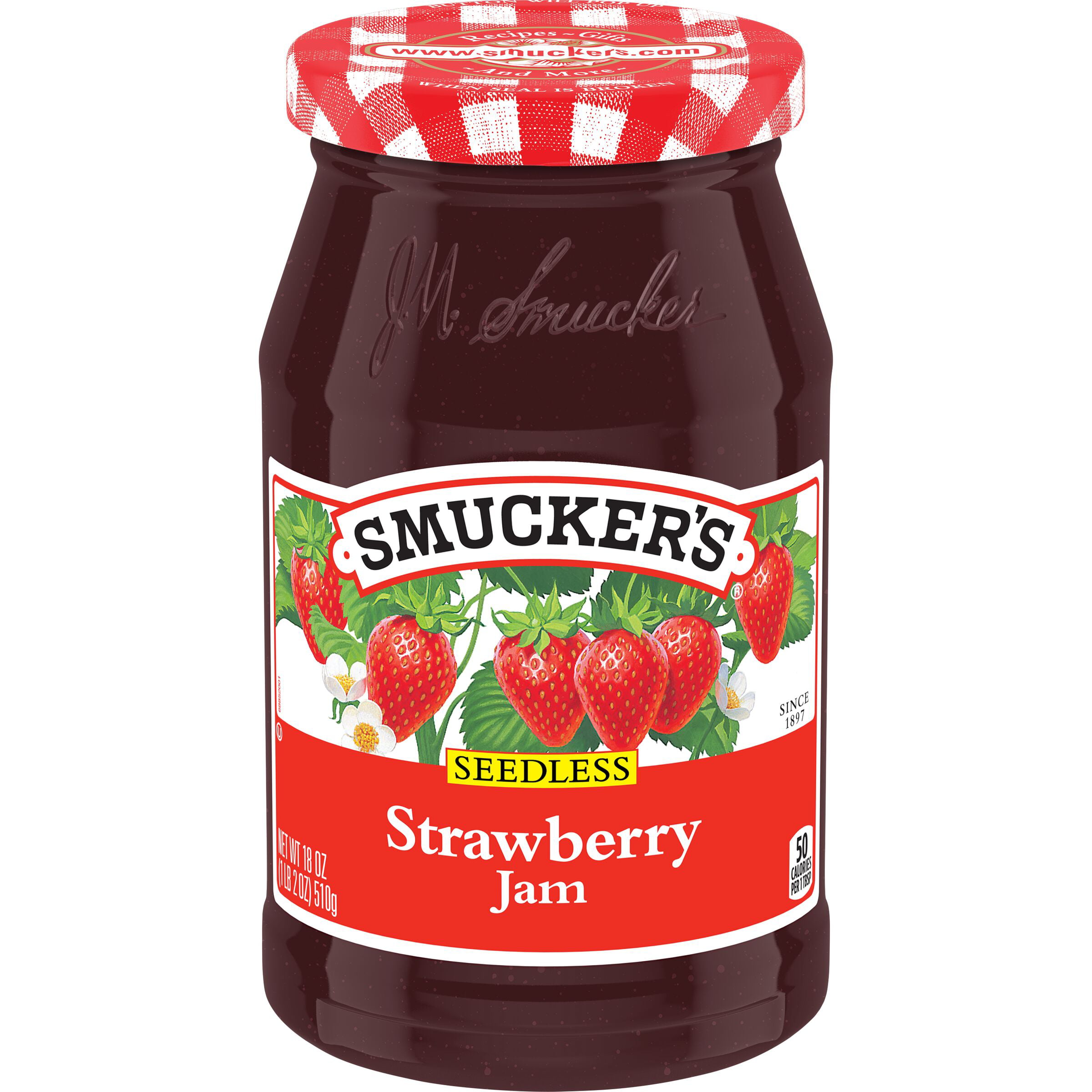 Smuckers Seedless Strawberry Jam (510g  18oz)
