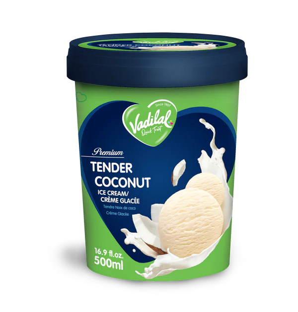 Vadilal Tender Coconut Ice Cream (500ml  16.9 fl oz)