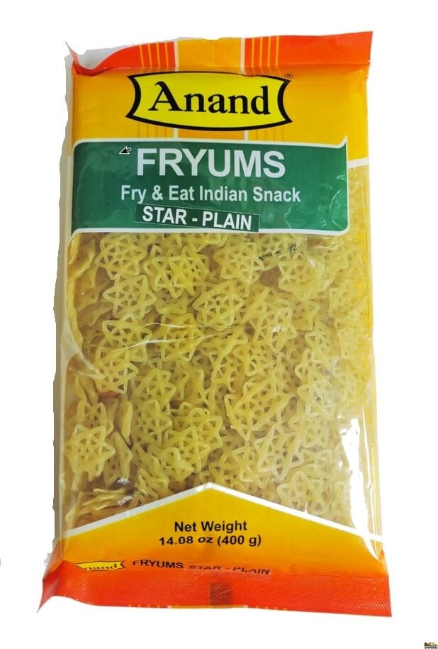 Anand Fryums (Star - Plain) (400 gm  14 oz)