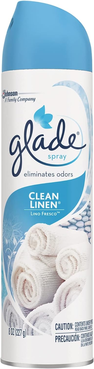 Glade Room Spray Air Freshener  Clean Linen (227g  8oz)