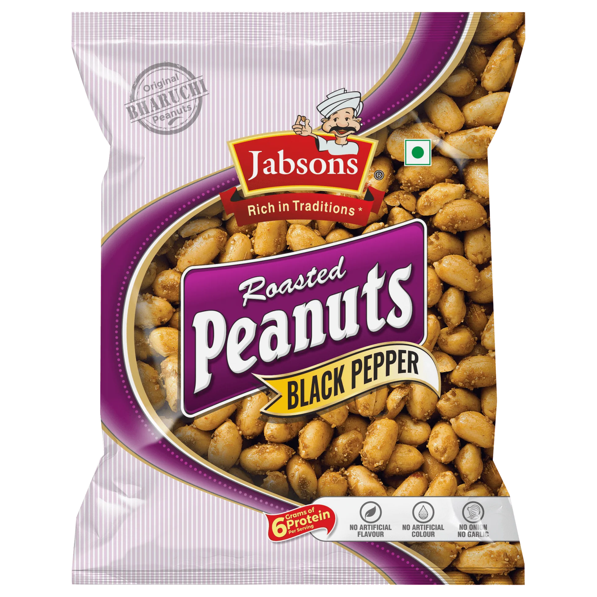 Jabsons Roasted Peanuts Black Pepper (140g  4.94oz)