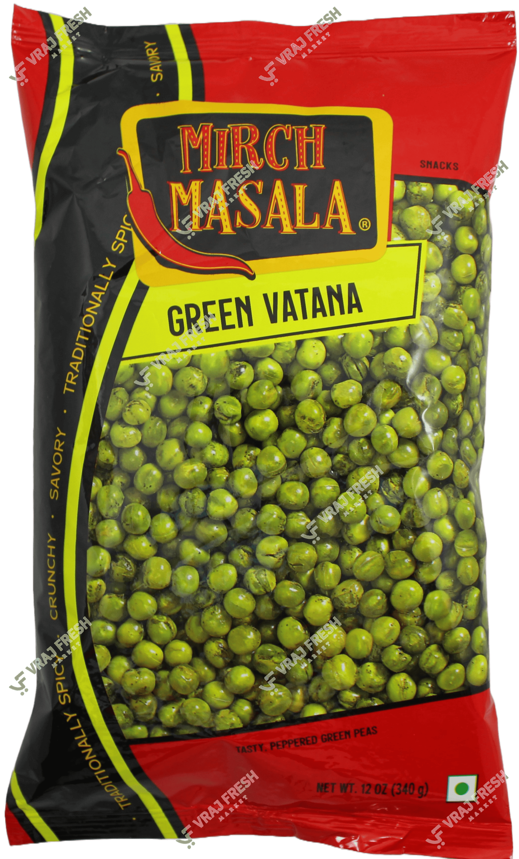 Mirch Masala Green Vatana (340g  12Oz)