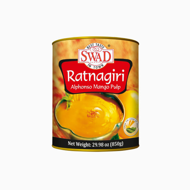 Swad Ratnagiri Mango Pulp (850g  29.97Oz)