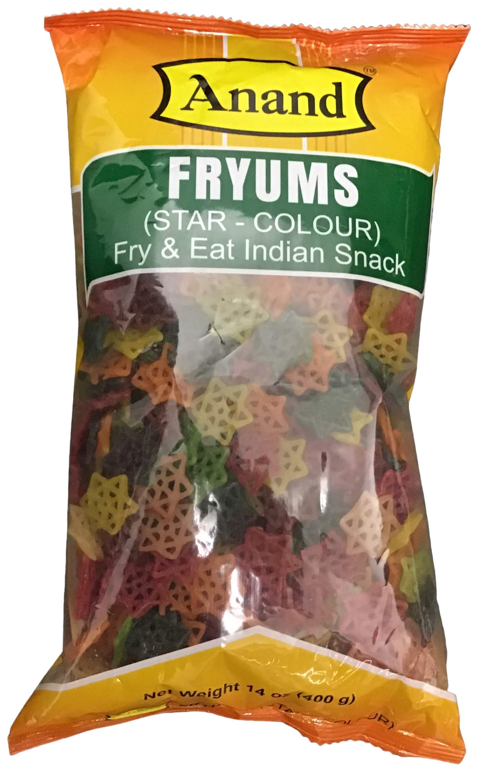 Anand Fryums (Star - Colour) (400 gm  14 oz)