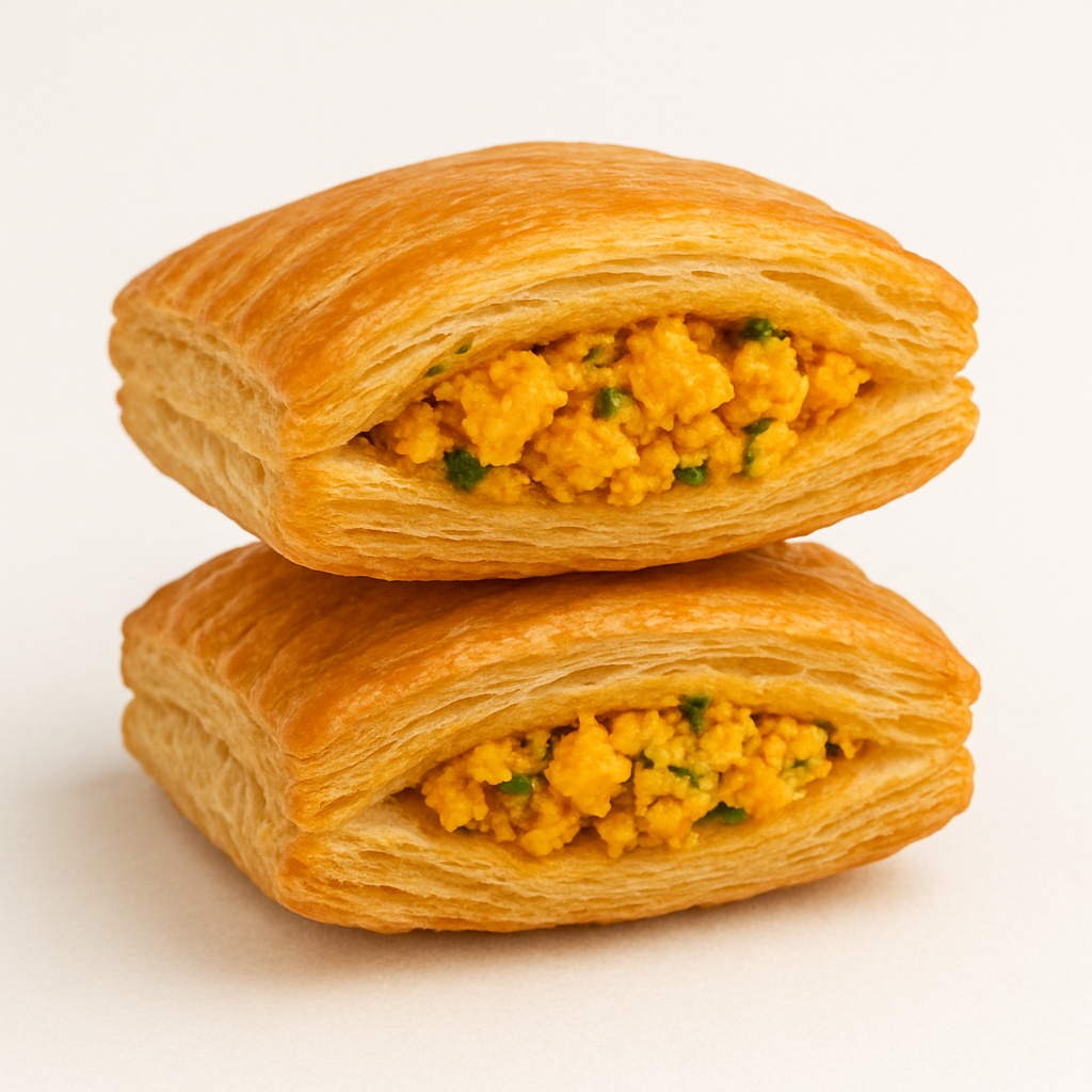 Fresh Paneer Bhurji Puff (1 Piece)