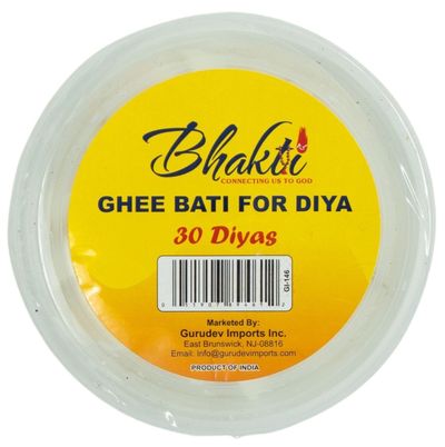 Bhakti Ghee Bati For Diya (30 Diyas)