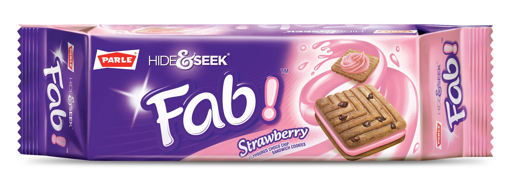 Parle Hide & Seek Fab Strawberry (112g  3.94Oz)