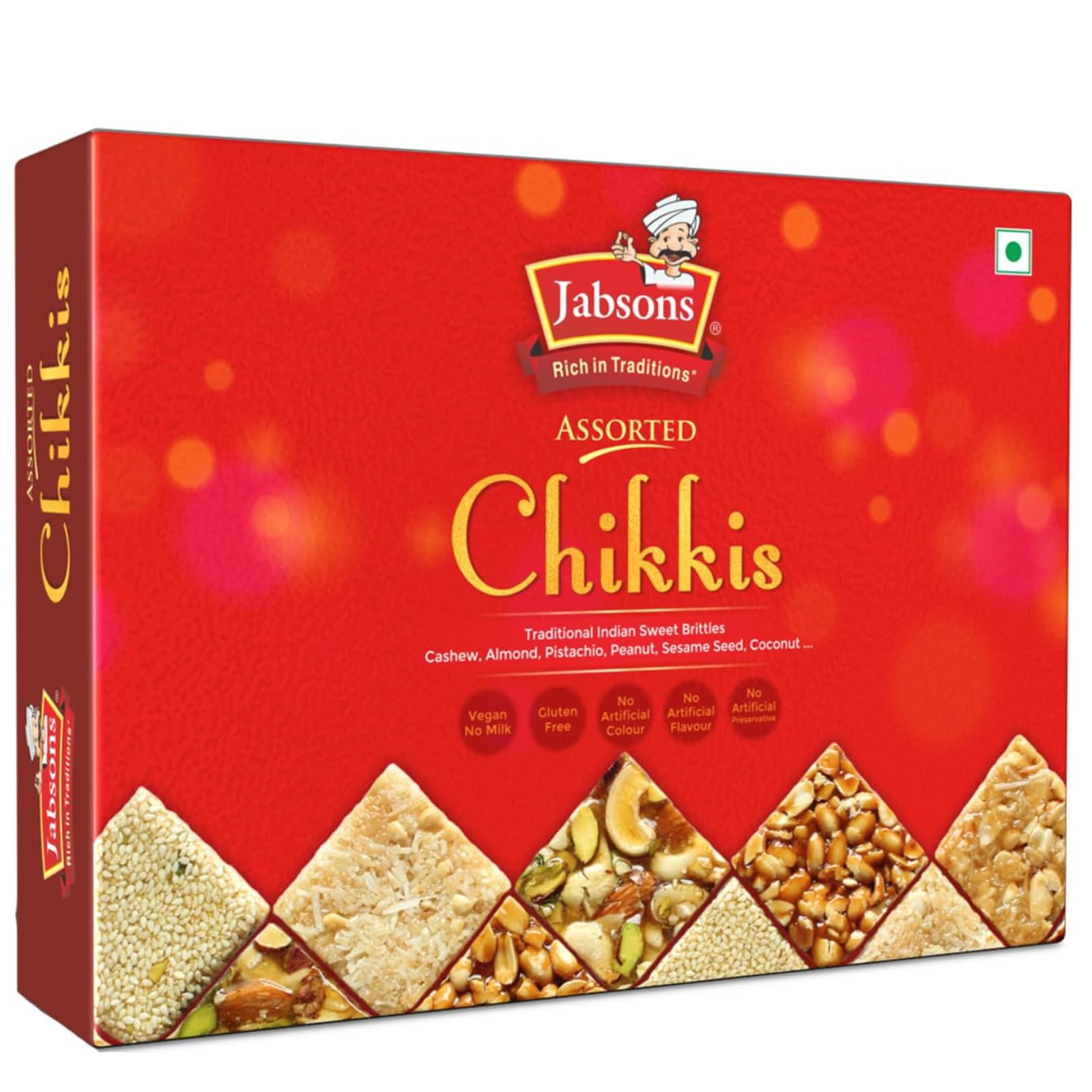 Jabsons Assorted Chikkis (400g 14oz)