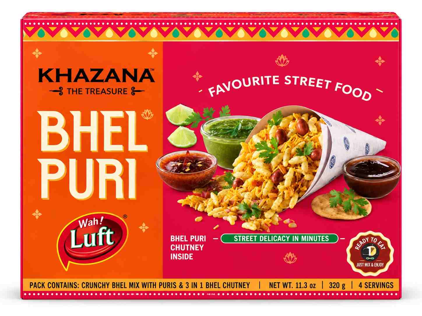 Khazana Bhel Puri Kit (320g 11.3oz)
