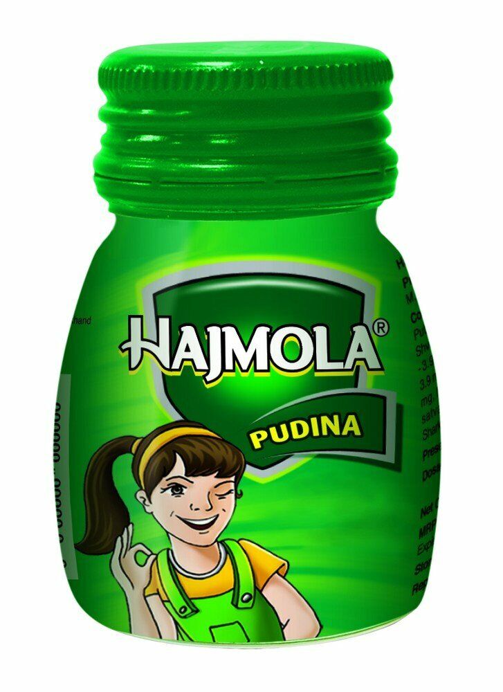Hajmola (Pudina) 120 Counts (66g  2.33Oz)