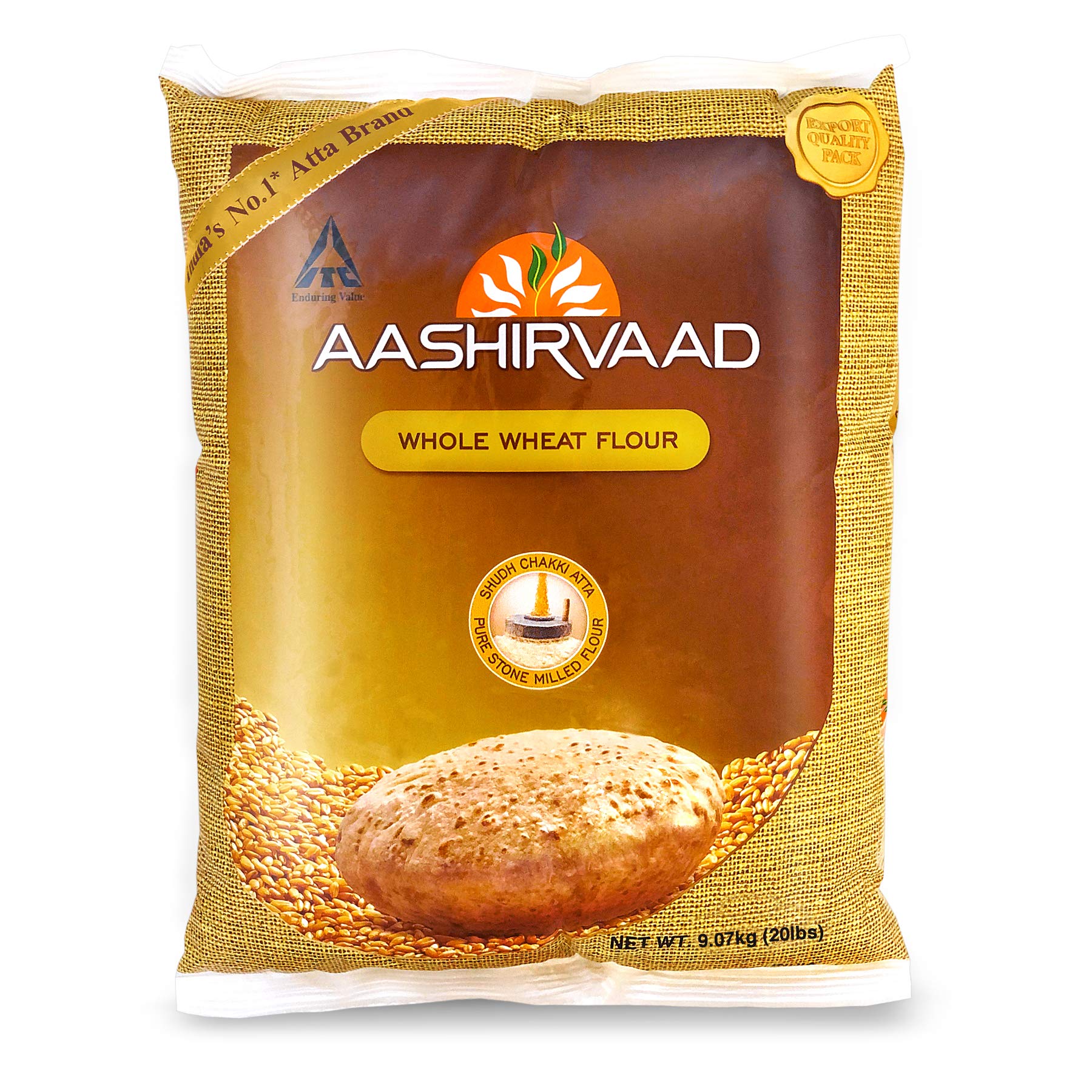 Aashirvaad Whole Wheat Atta - Export Pack