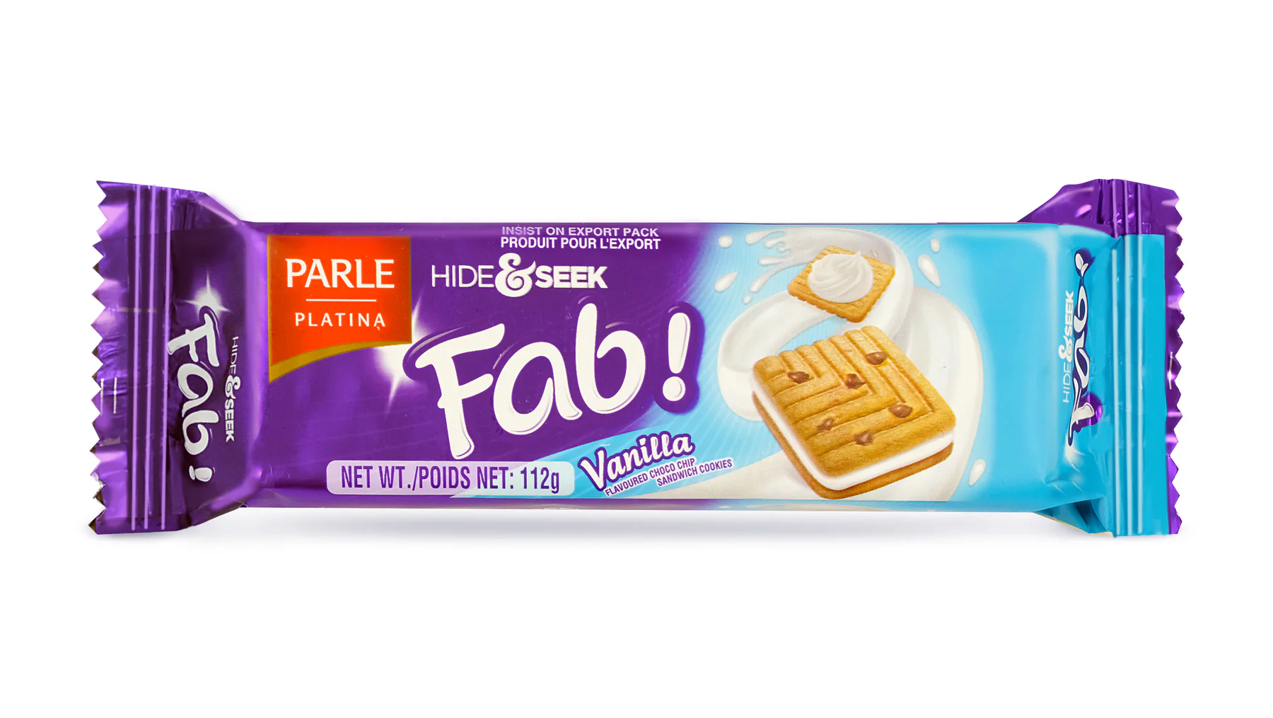 Parle Hide & Seek Fab Vanilla (112g  3.94Oz)