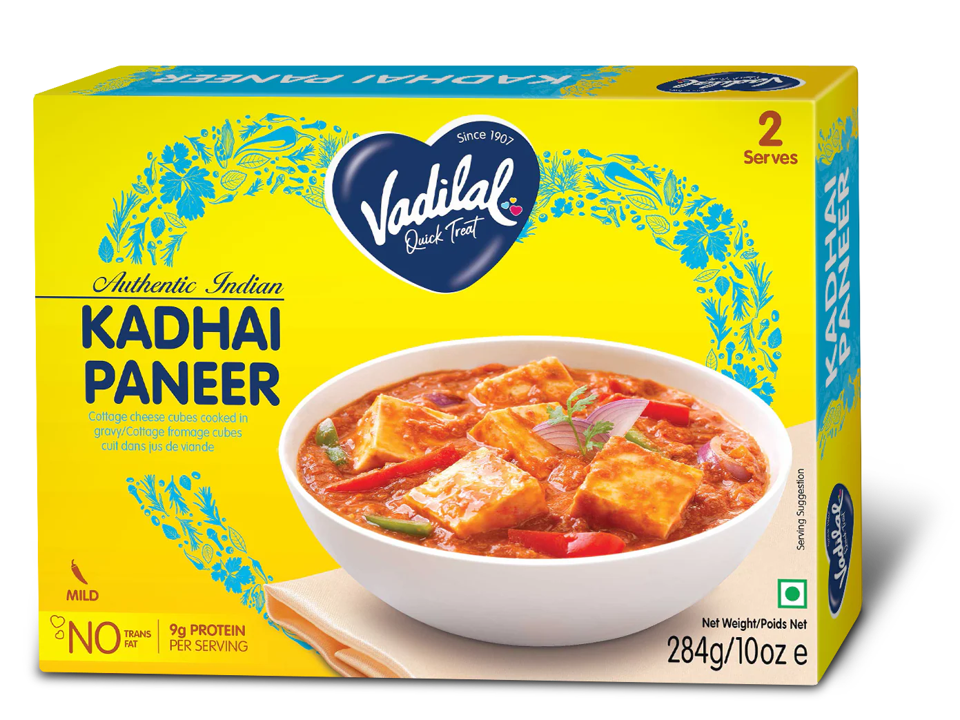 Vadilal Kadhai Paneer (284g  10Oz)