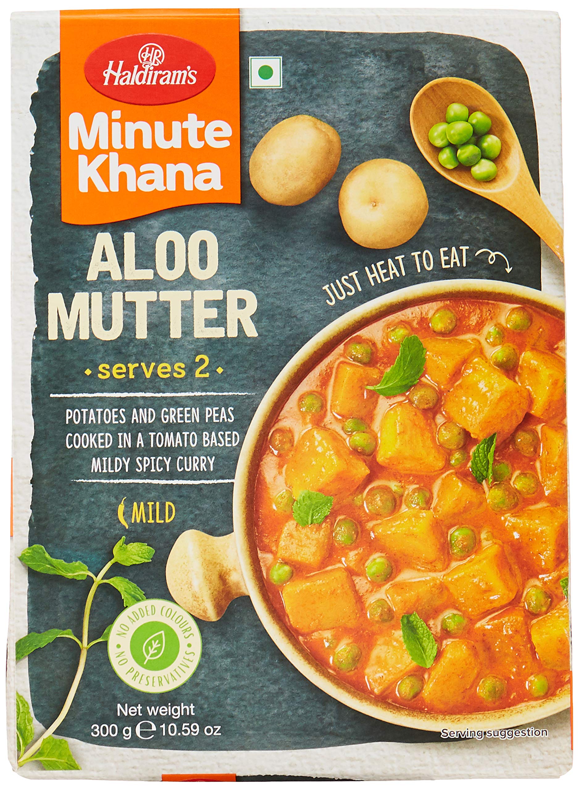 Haldiram's Aloo Mutter (300g  10.59oz)