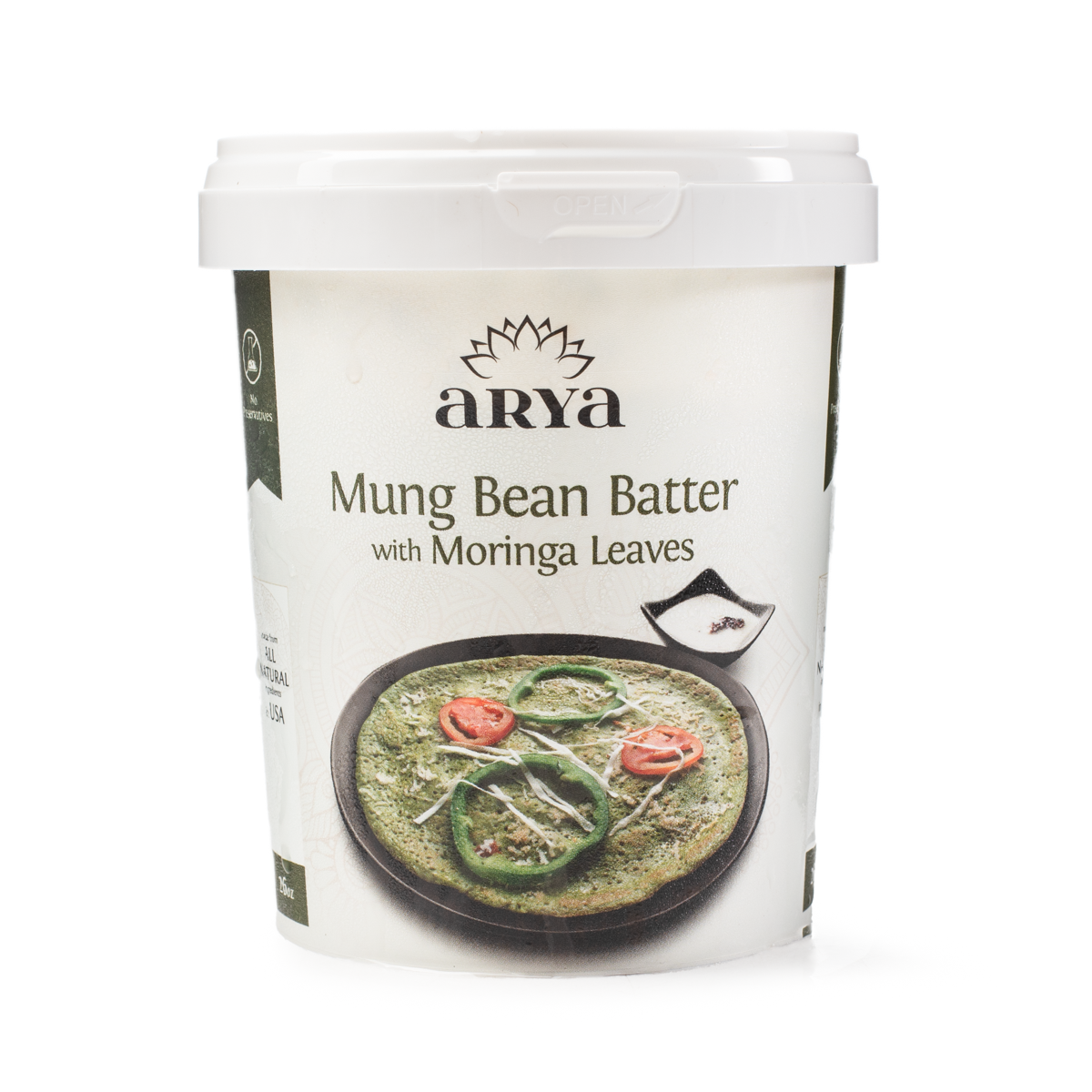 Arya Mung Bean Batter With Moringa Leaves - 26oz