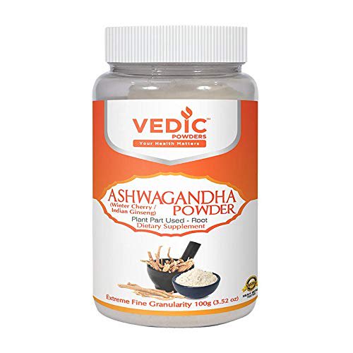Vedic Ashwagandha Powder (100g  3.52Oz)