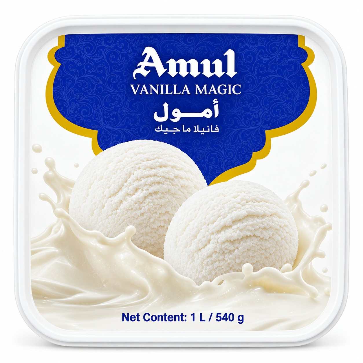 Amul Vanilla Tub (1LTR)