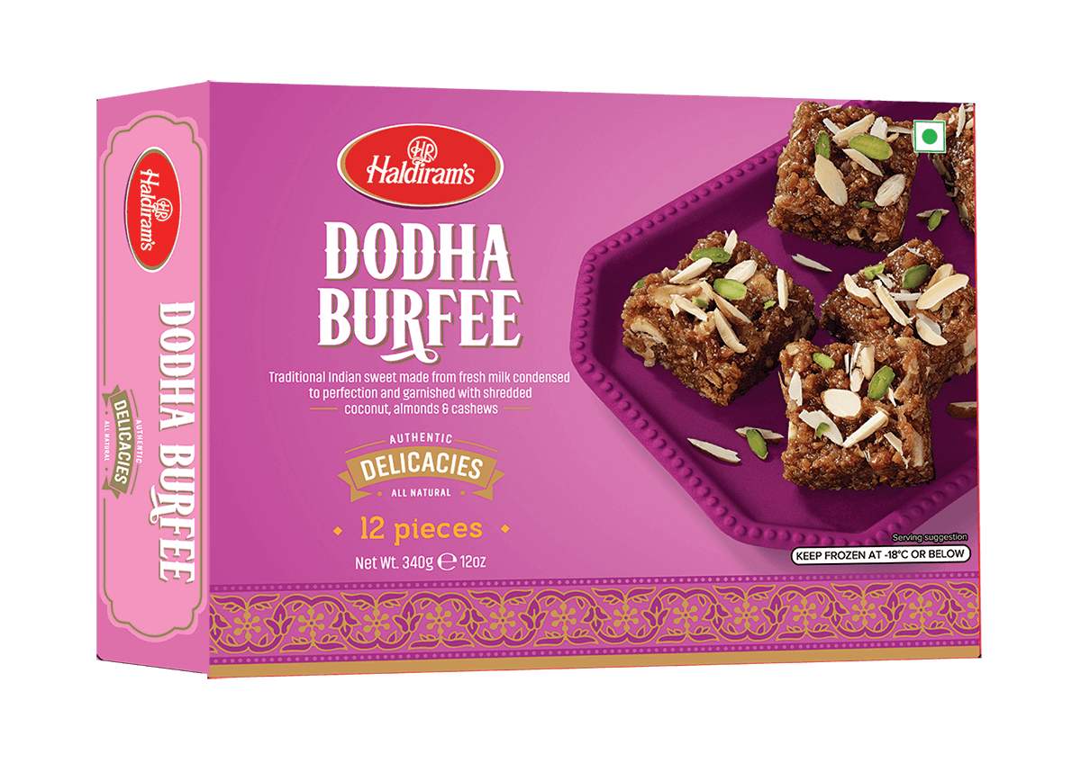 Haldiram Dodha Burfee  12 Pcs (340g  12Oz)