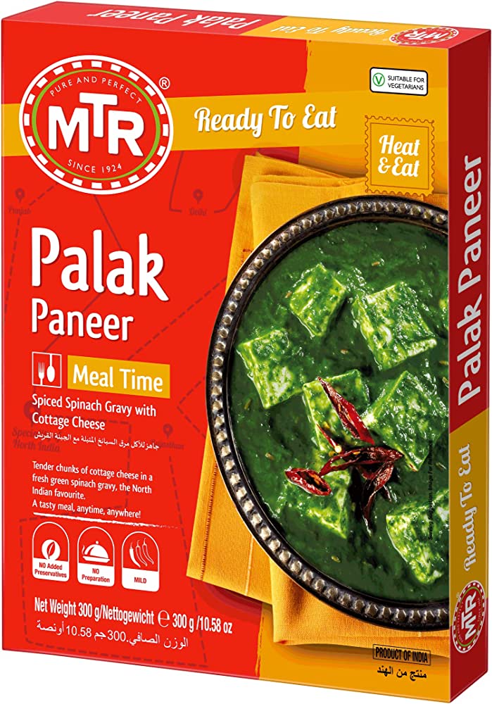 MTR Palak Paneer (300g  10.58oz)