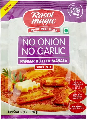 Rasoi Magic No Onion No Garlic Paneer Butter Masala (50g  1.76Oz)