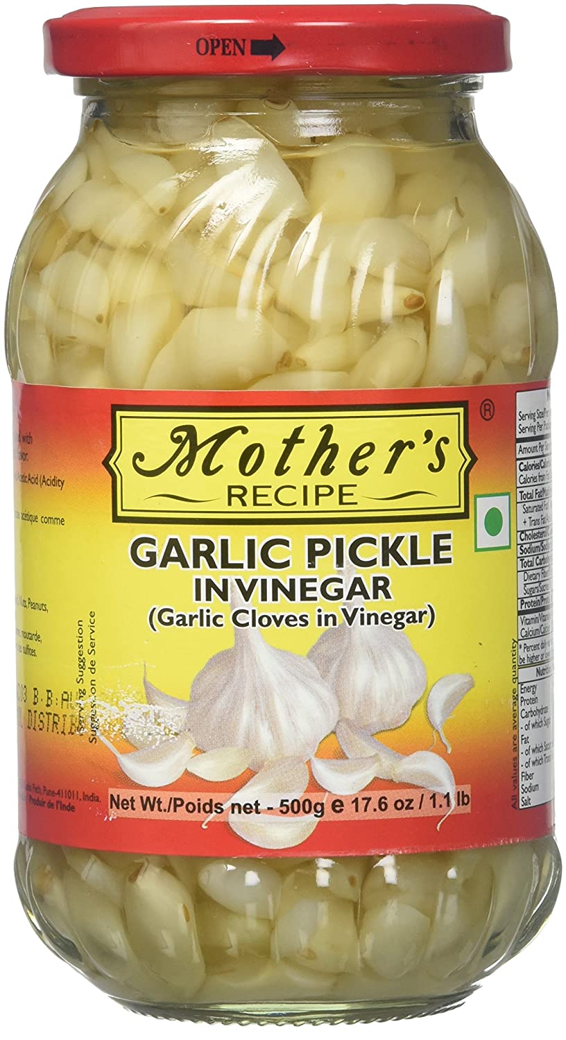Mothers Garlic Pickle In Vinegar  1.1Lb (500G  17.6Oz)