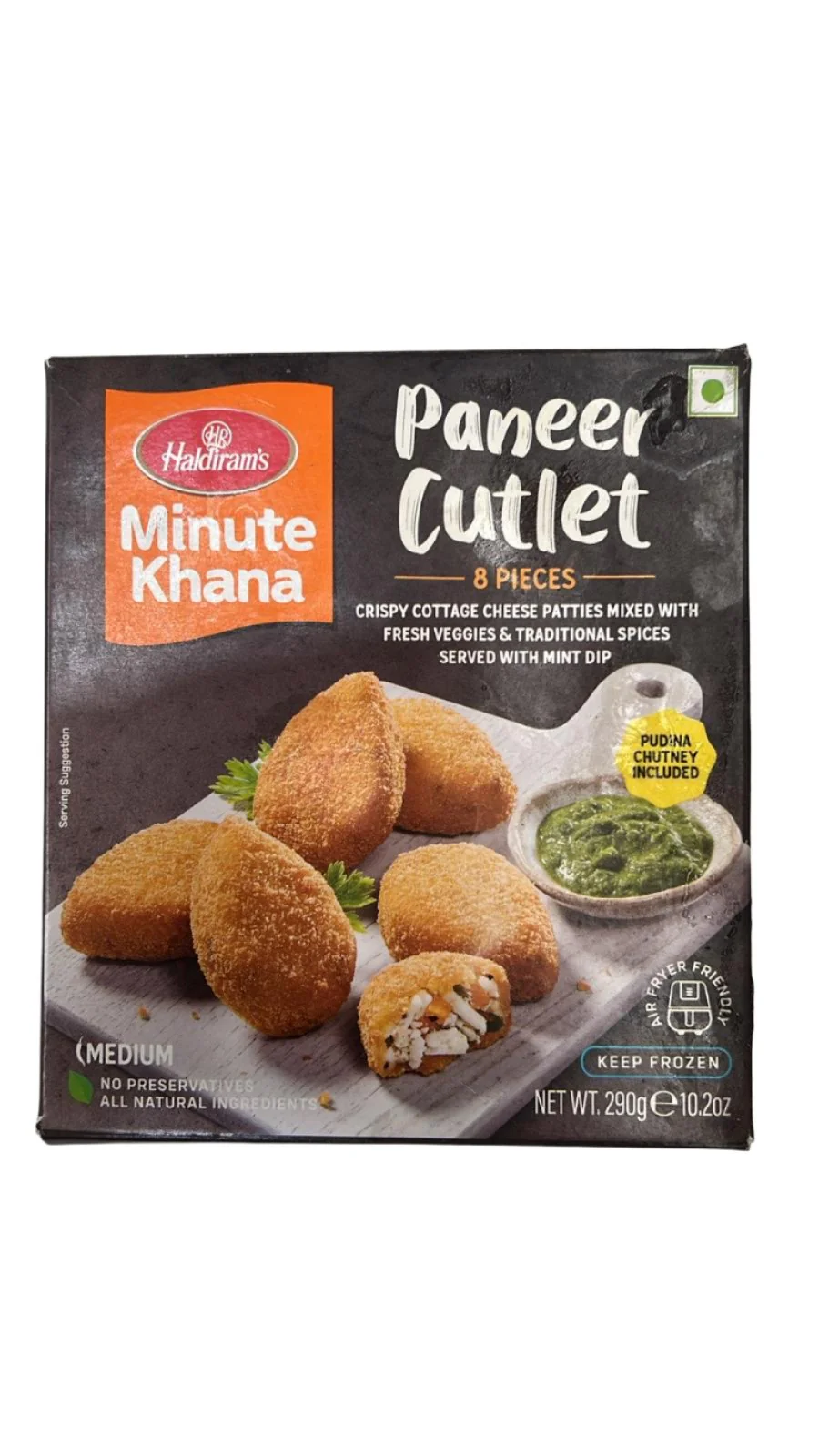 Haldiram's Paneer Cutlet 8 pcs (290g 10oz)