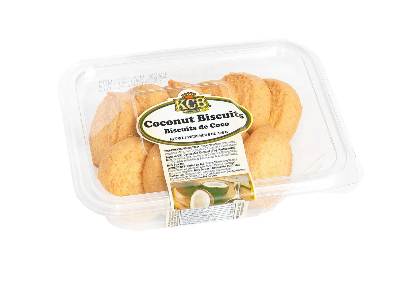 KCB Coconut Biscuit (170g 7oz)
