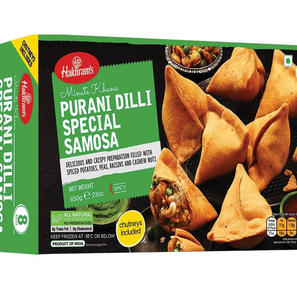 Haldirams Purani Dilli Special Samosa  8 pcs (650g  23Oz)