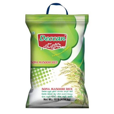 Deccan Sona Masoori Rice (10lb, 4.54kg)