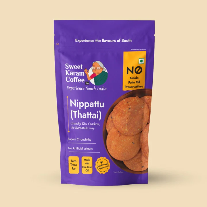 Sweet Karam Coffee Nippattu (180g 6.3oz)